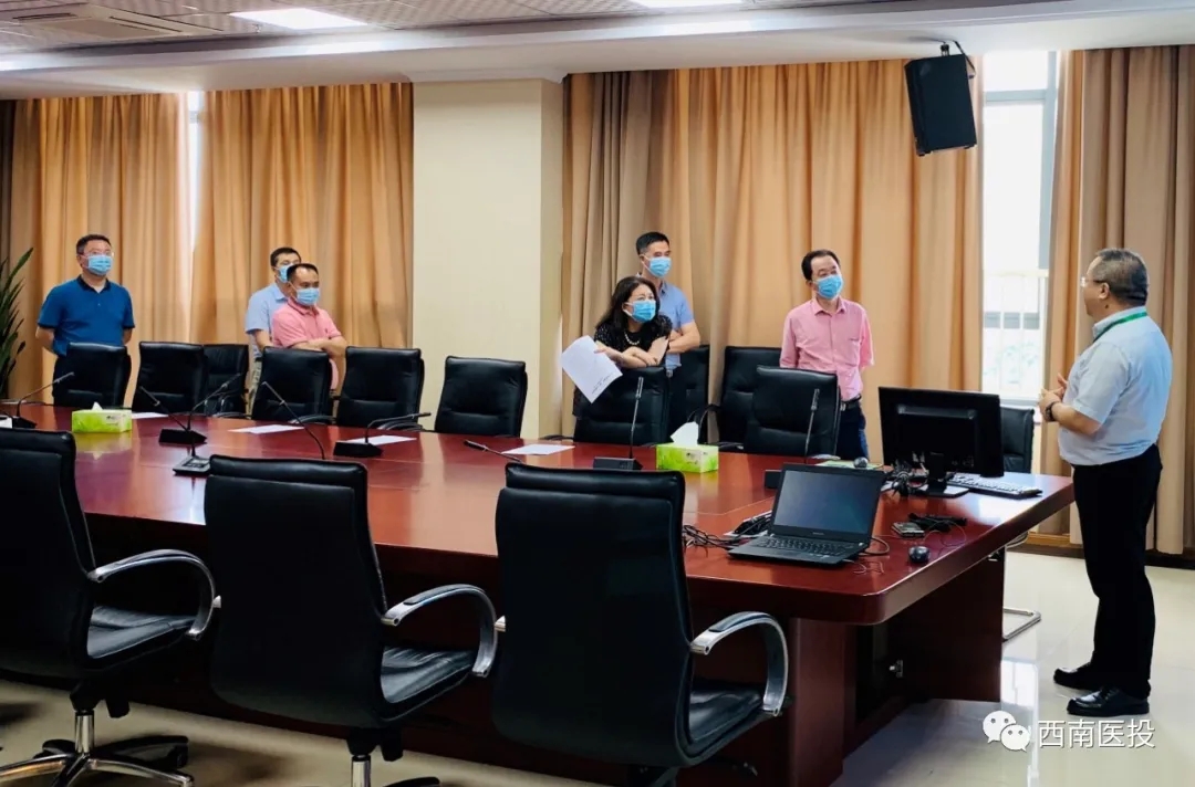 重慶市永川區(qū)衛(wèi)生健康委調(diào)研瀘州市遠程醫(yī)學管理中心工作